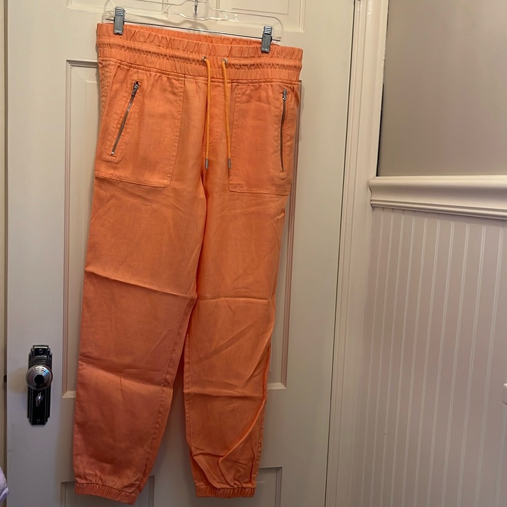 Athleta Retreat 100% linen jogger size 10